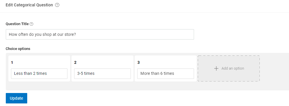 Choice Question Choice